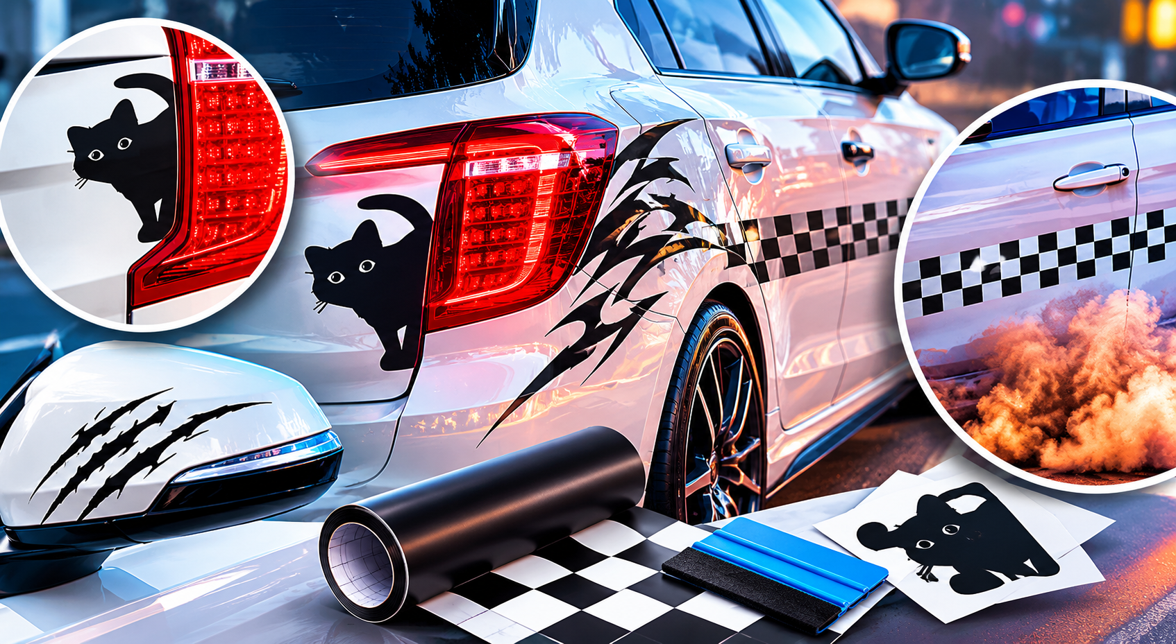 12 ideas para personalizar tu coche con vinilos adhesivos