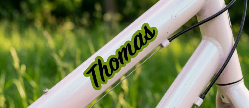 Bike Name Stickers: Why Pro Cyclists Use Them — and Why You Should Too