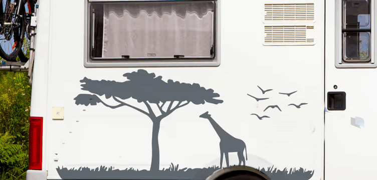 15 campervan decal ideas to transform your van without a respray