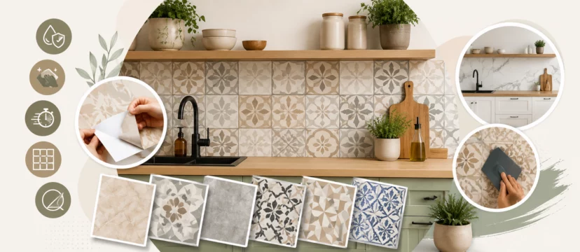 Cómo renovar tu cocina sin obras con azulejos adhesivos: guía completa paso a paso