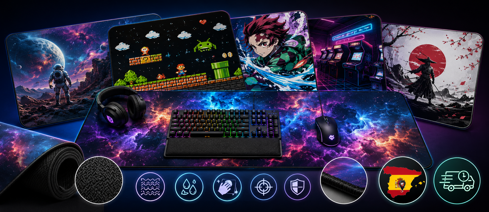 Las mejores alfombrillas gaming en 2026: cómo elegir según tu setup