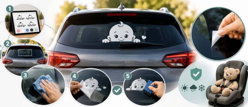 Baby aan boord stickers aanbrengen: dé how-to voor een perfect resultaat