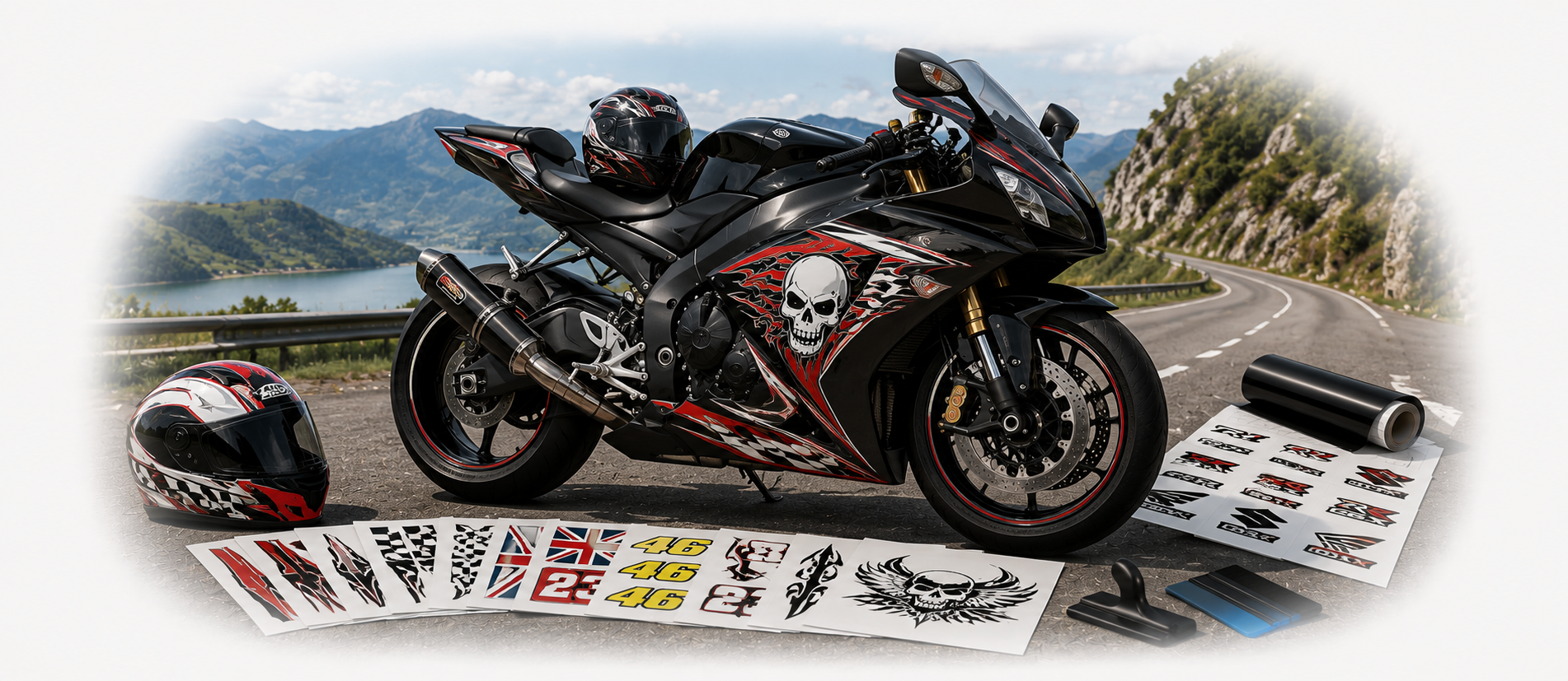 Motorbike stickers: The complete guide to customising your bike