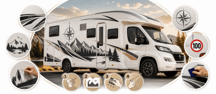 Camper stickers: geef je camper een unieke look