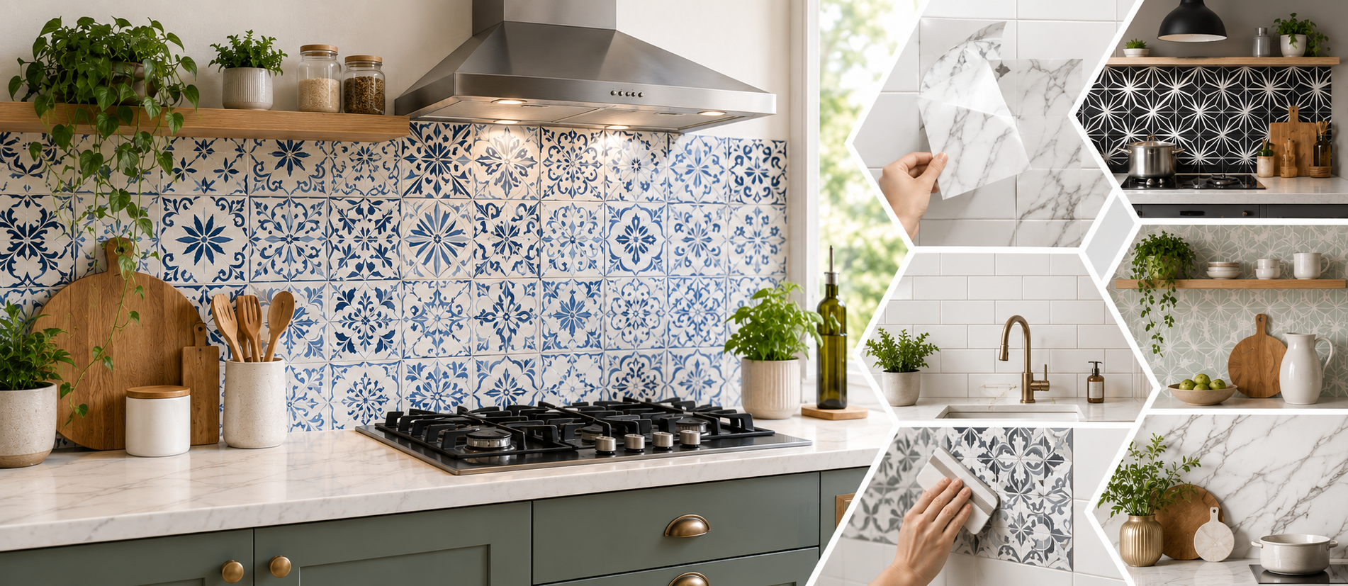 Kitchen tile sticker ideas: 9 ways to refresh your kitchen without renovating