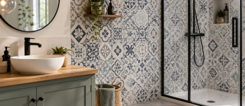 Bathroom tile stickers: how to transform your bathroom without retiling