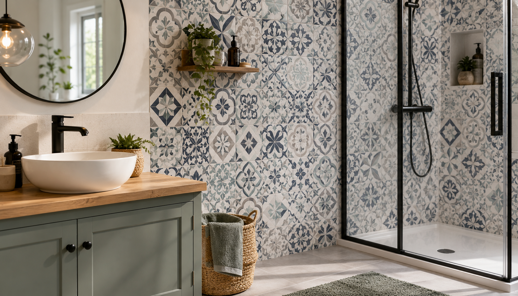 Bathroom tile stickers: how to transform your bathroom without retiling