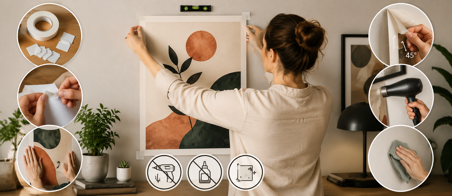 Come appendere un poster senza rovinare il muro? Leggi la guida