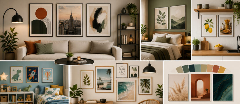 Quale poster scegliere per ogni stanza? Leggi la guida