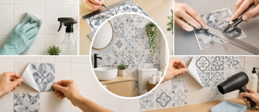 Come Applicare le Piastrelle Adesive nel Bagno Senza Bolle: Scopri la Guida Passo Passo e Rinnova Oggi Stesso!